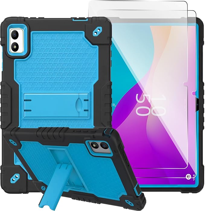 Black/Blue+2PCS Glass