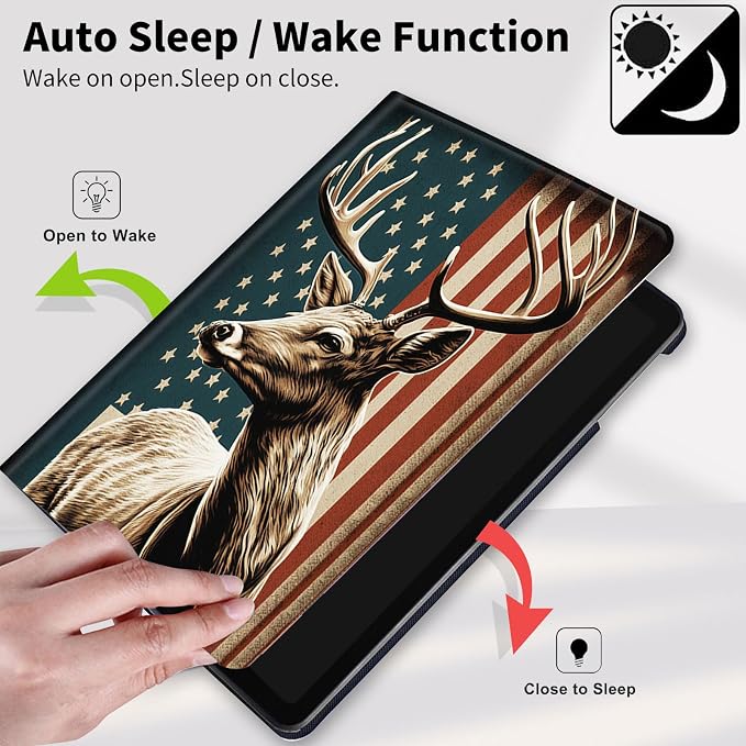 American Deer Flag Pink
