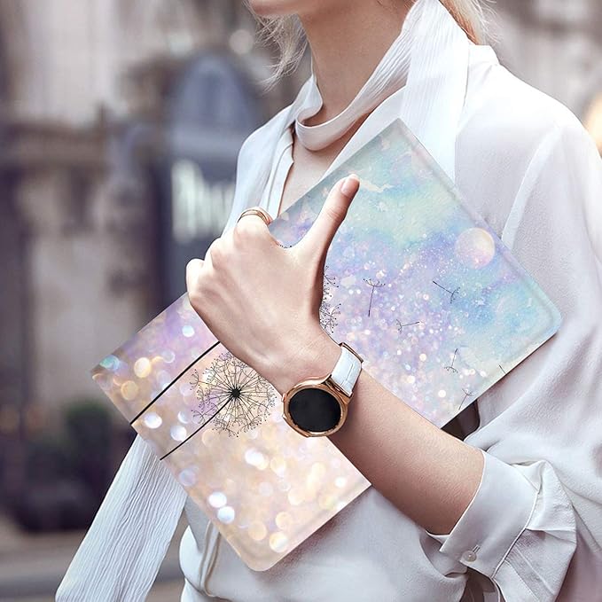Case for All Amazon Kindle Fire 7 Tablet (9th/7th/5th Generation 2019/2017/2015 Version) Multi-Angle Anti Slide Folio Stand Smart Cover for Amazon Kindle Fire 7 inch- Dandelion Floral