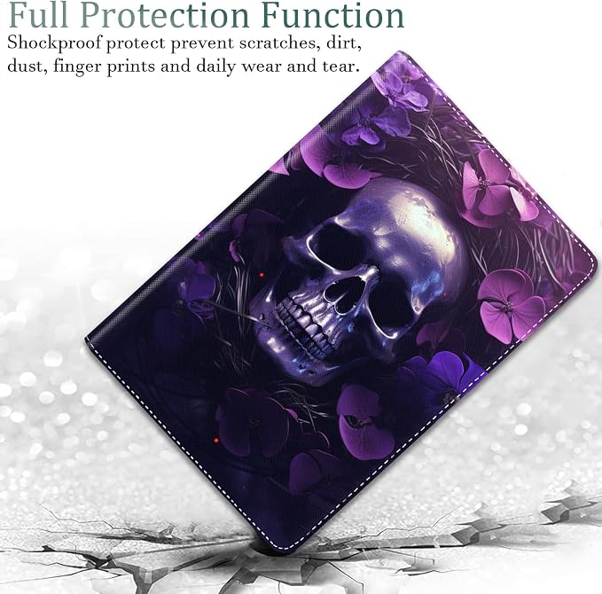 Skull Purple Flower