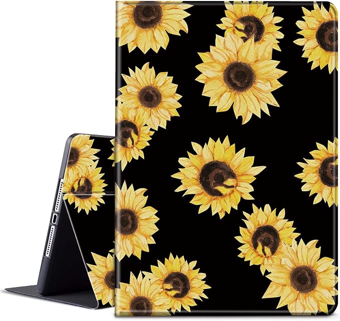 Yellow Sunflowers Black