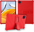 Case for Callsky-Tab Ctab 14 Tablet 14 inchSoft Silicone Protector CoverKids FriendlyAdjustable Stand Tablet Cover4 Corners Thicken ShockproofRed