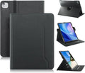 Compatible with Apple ipad Pro Case M5 M4 2025/24 iPad Air5 /Air4 2020/2022 10.9 Tablet PU Leather Business Cover for iPad Air 11-inch (M2) 360 Rotating Cases Auto Wake/SleepBlack