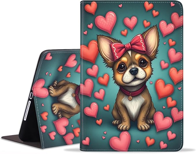 Cartoon Dog with Bow On Head