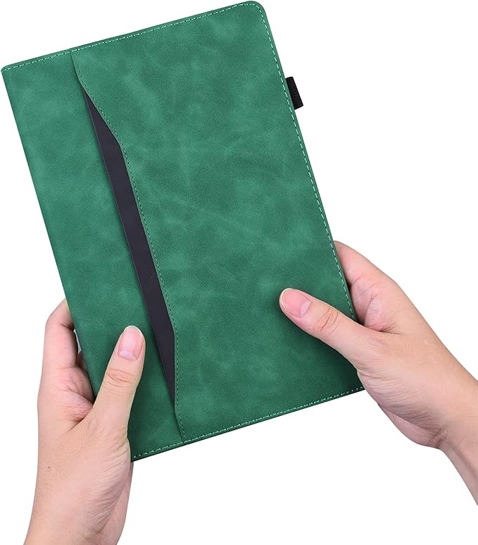 Case for Samsung Galaxy Tab S11 Ultra 14.6 inch 2025 Folio Stand Cover PU Leather Flip Shell with Card SlotShockproof Protective Case for Galaxy Tab S11 Ultra (SM-X930/X936B) Tablet Green
