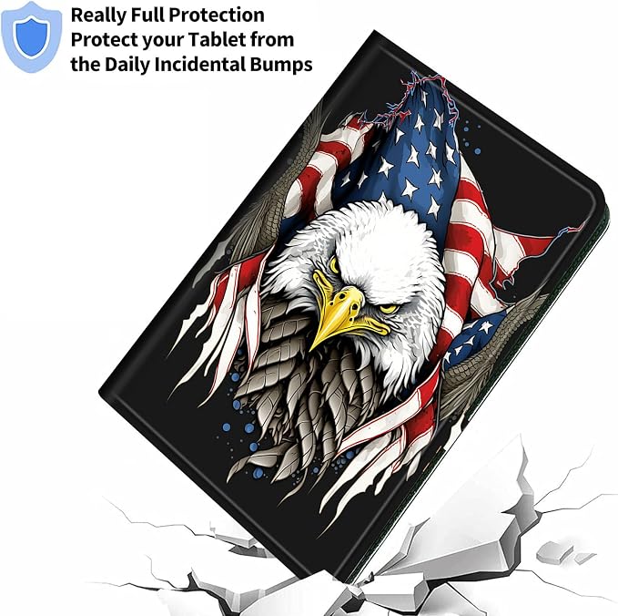American Eagle with Flag