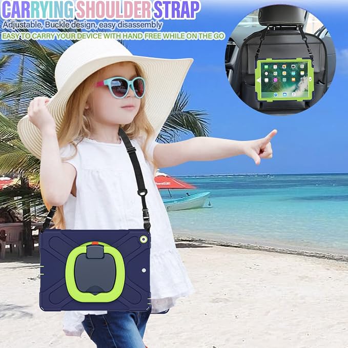 Navy Blue+Lime