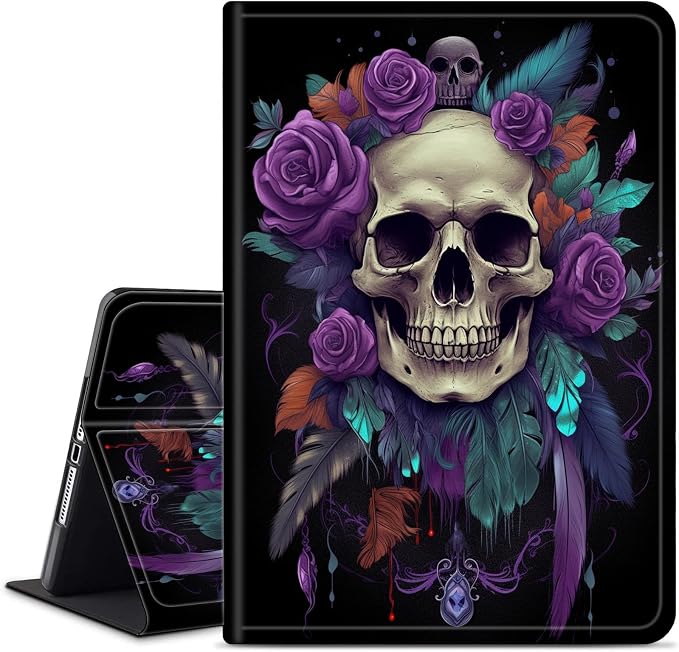 Purple Roses and Skulls