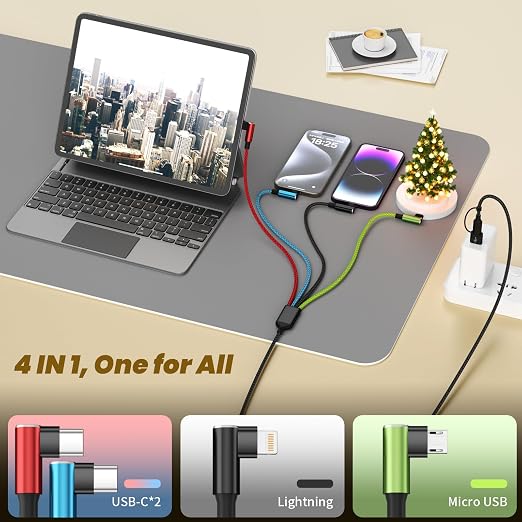 USB A+C-Red_Blue_Black_Green-1Pack
