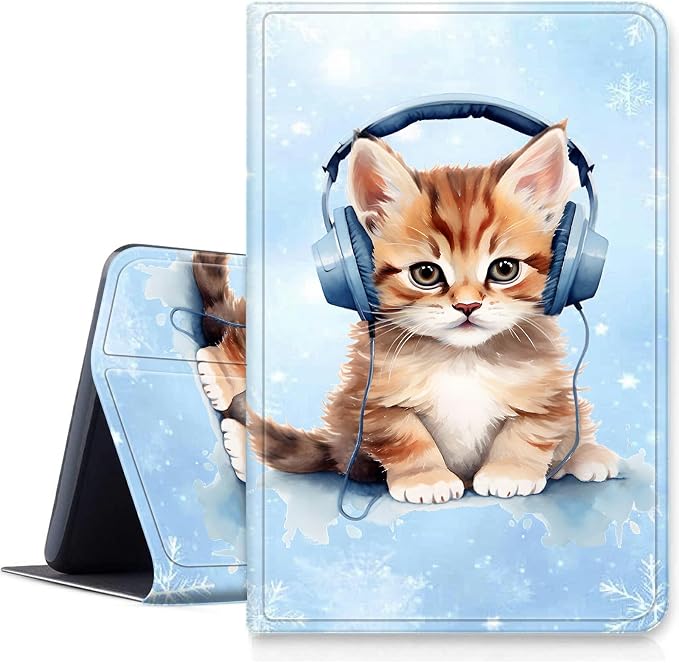Snowflakes And Cat