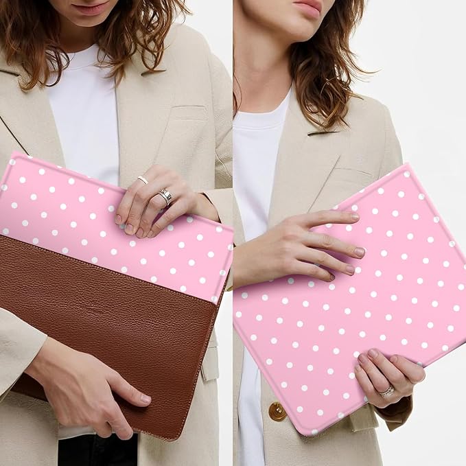 White Polka Dots Pink