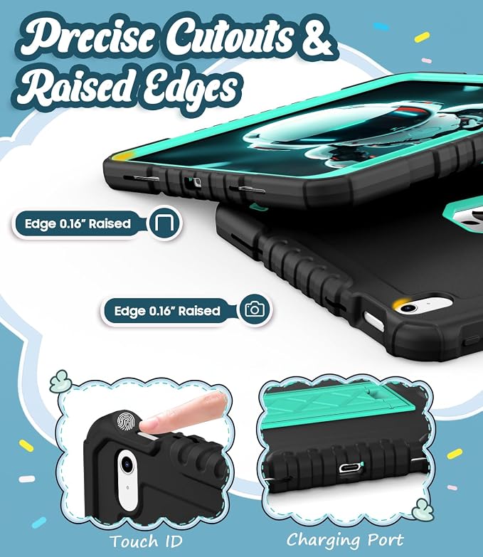 Black / Teal