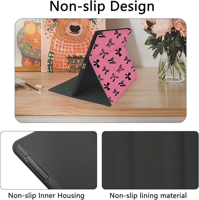 Pink - Black Bow
