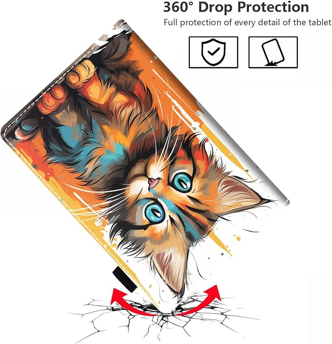 Watercolor Cartoon Cat