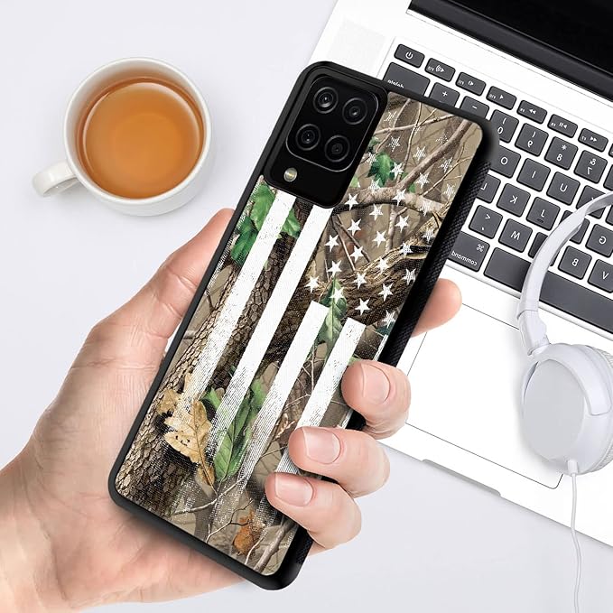 Camo Forest American Flag