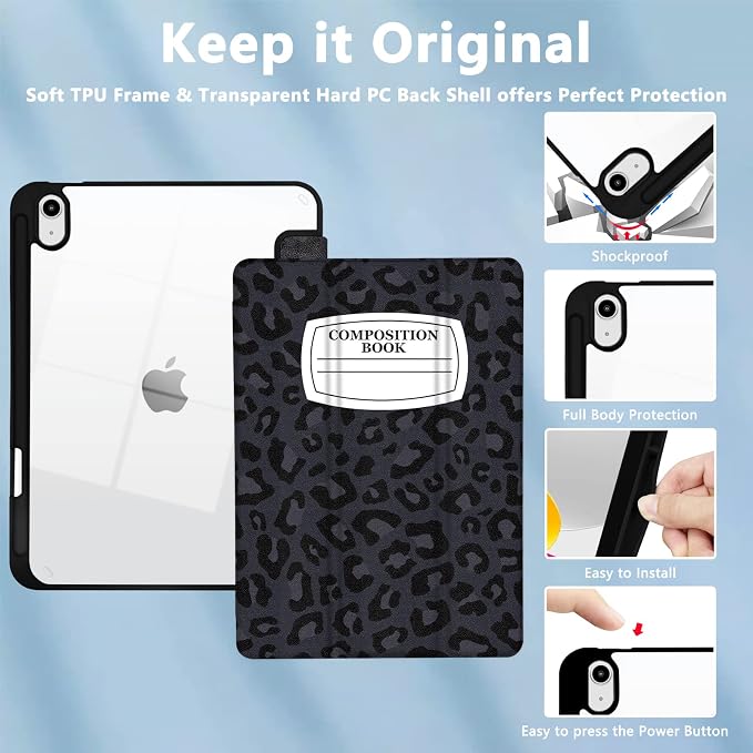 Leopard Black Grey