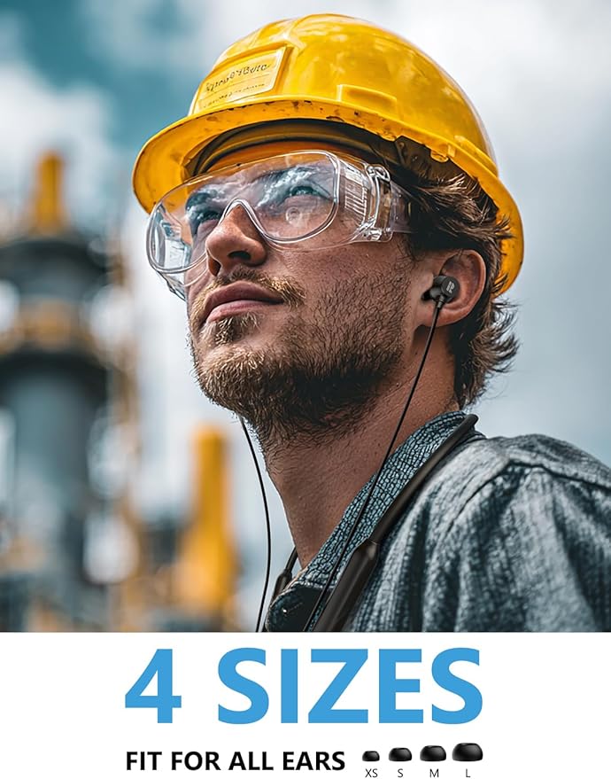 Rythflo Active Noise Cancelling Headphones Wireless in Ear Neckband Blutooth Headphones with 3 AI Mics ENC 60Hrs Playtime V5.3 Multipoint Connection Magnetic Earbuds for Work/Travel/Home/Office