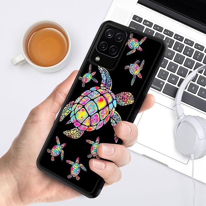 Colorful Rainbow Turtle Family