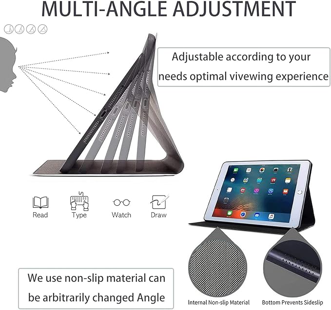 DIGTIALLL Case for Amazon Kindle Fire HD 8 &amp 8 Plus Tablet (12th Generation/10th Generation 2024/2022/2020 Release) PU Leather Smart Protective Cover with Auto Sleep/WakeTiger in Galaxy
