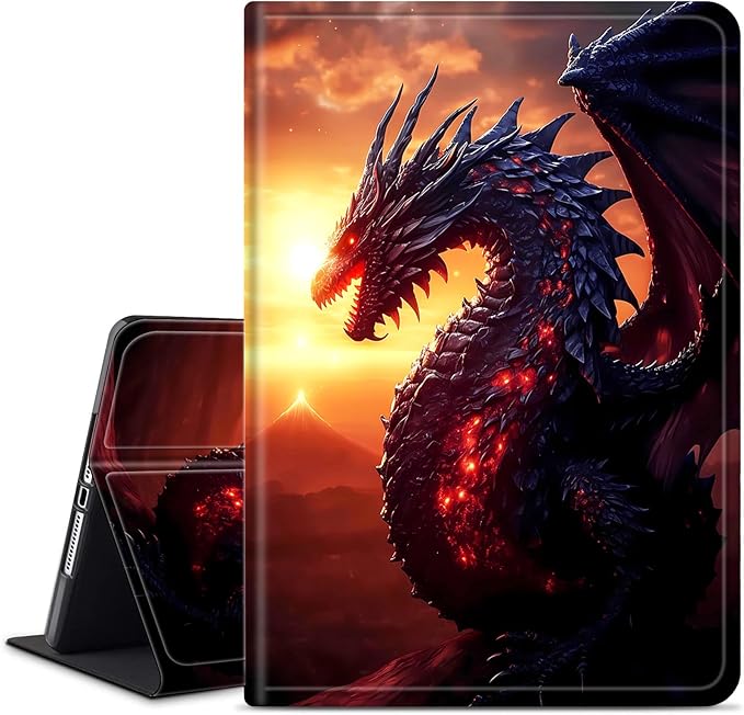 Case for Amazon Kindle Fire Max 11 Tablet (13th Generation 2023 Release) 11 Slim PU Leather Stand Cover with Auto Wake/Sleep for All-New Fire 11 Max TabletDragon