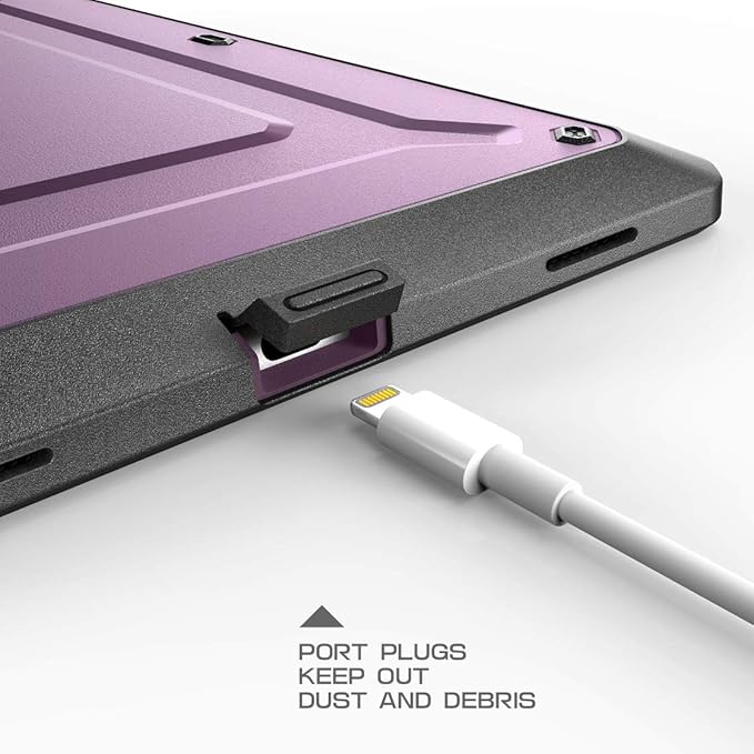 SUPCASE for iPad 9.7 6th/5th Generation Case with Screen Protector (Unicorn Beetle Pro) [Built-in Stand] Heavy Duty Full Body Shockproof Rugged Protective Case for iPad 9.7 Inch 2018/2017 Purple