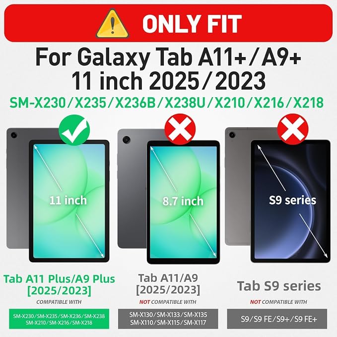 Tab A11+/A9+ Case-Black