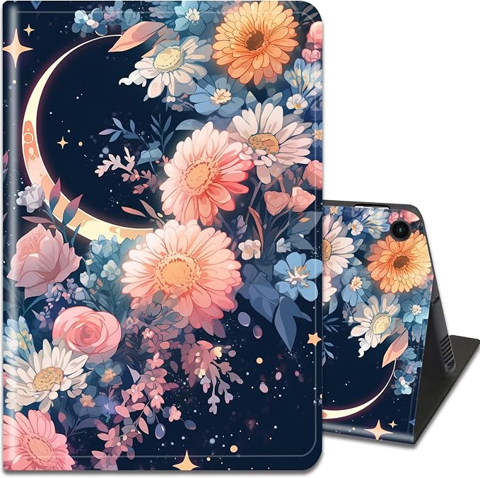 Moon and Flowers