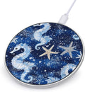 Seahorses and Starfish Phone Charger Magnetic Charging Pad Anti-Slip with USB Cable