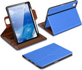 DTTO for iPad Air 11 inch Case M4 / M3 / M2 (2026/2025/2024) iPad Air 5th / 4th Gen (2022/2020) 360 Degree Rotating Premium Leather Folio Stand Cover with Pencil Holder Royal Blue