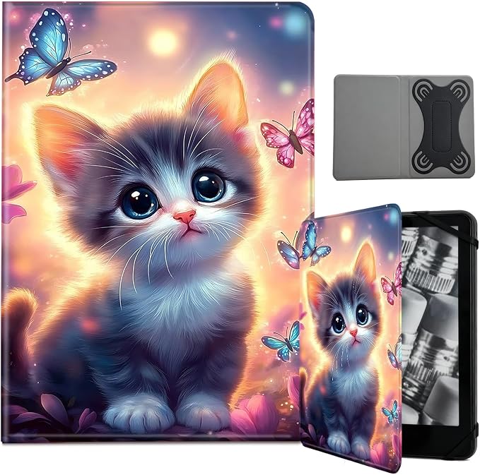 Kitten And Butterfly