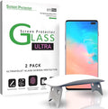 amFilm Ultra Glass Screen Protector for Galaxy S10 Plus Tempered Glass 2 Pack
