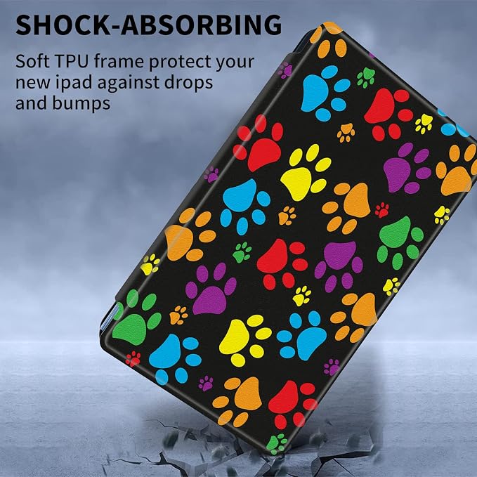Multicolor Dog Paw