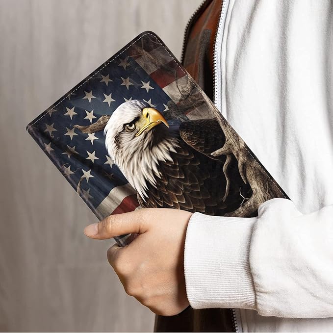 Patriotic American Flag Bald Eagle