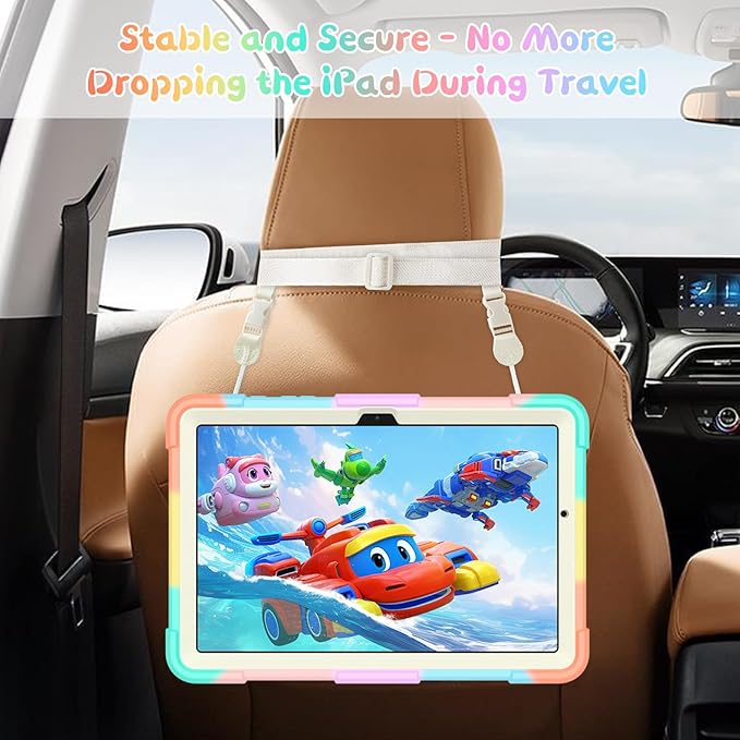 Case for Samsung Galaxy Tab A9 Plus 11 inch 2023 Protective Cover for Galaxy Tab A9+ Plus Tablet Kids Girls with Shoulder Strap Butterfly Kickstand Shockproof Protective
