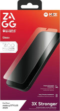 ZAGG Glass+ Motorola Moto g STYLUS 2025 Screen Protector – Extreme Impact &amp Shatter Protection Scratch-Resistant Smudge-Resistant Fingerprint Scanner Compatible InvisibleShield Easy Installat