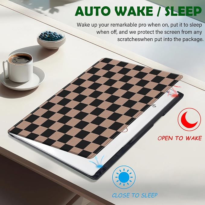 Black checkered pattern