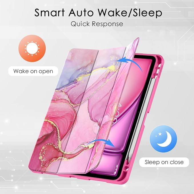 B-HotPink Marble