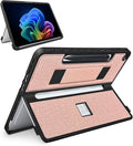 Protective Case for Microsoft Surface Pro 12 inch 2025 | Fall-Resistant Cover with Hand Strap | Compatible with Built-in Kickstand &amp Magnetic Slim Pen Storage &amp Type Cover Keyboard | Pink