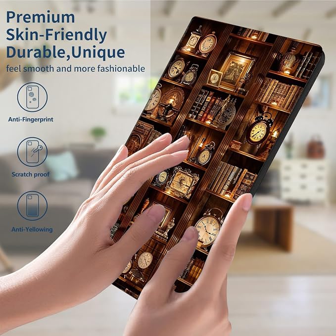 Bookshelf with Clocks
