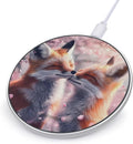 Animal Fox Wireless Charger Anti-Slip Wireless Charging Pad Slim Charger Mat for Men Women