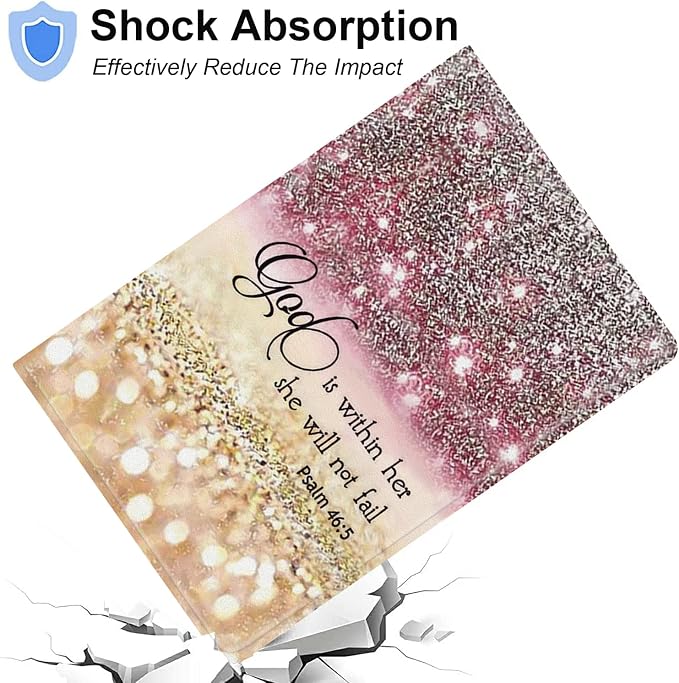 Glitter,Bible Verse Psalm 46:5 God is Within Her