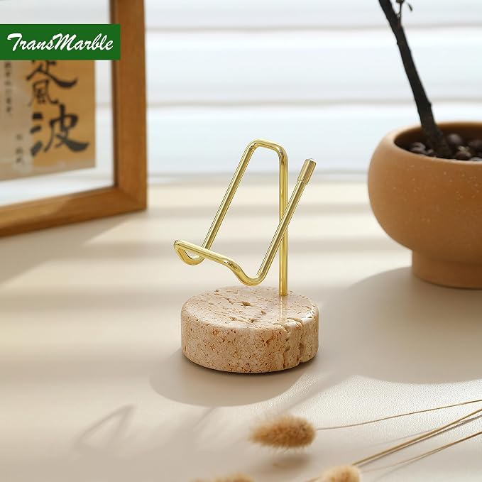 Travertine Beige + Gold