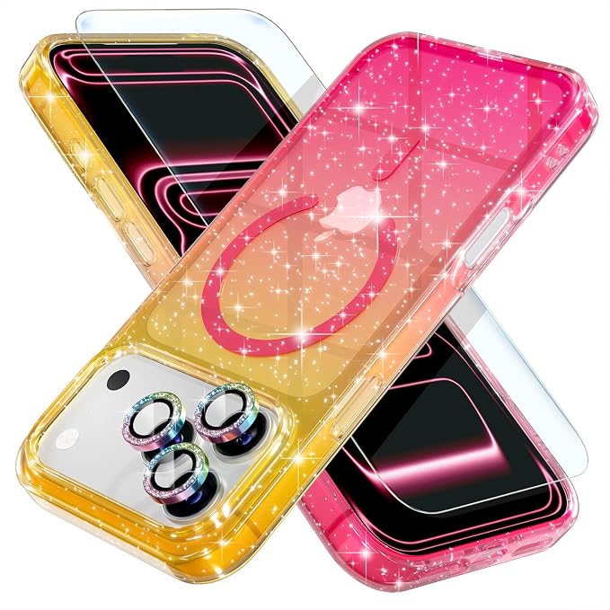Glitter Gold/Pink