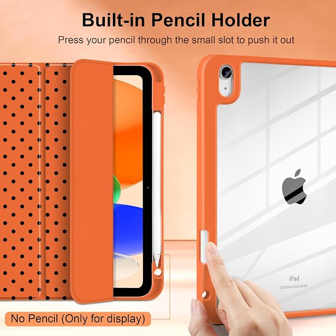 Orange polka dot