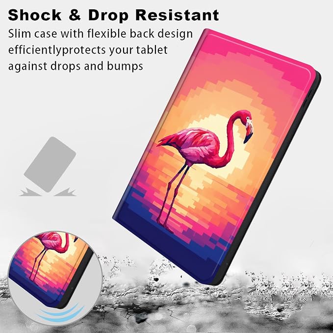 Pixel Art Flamingo