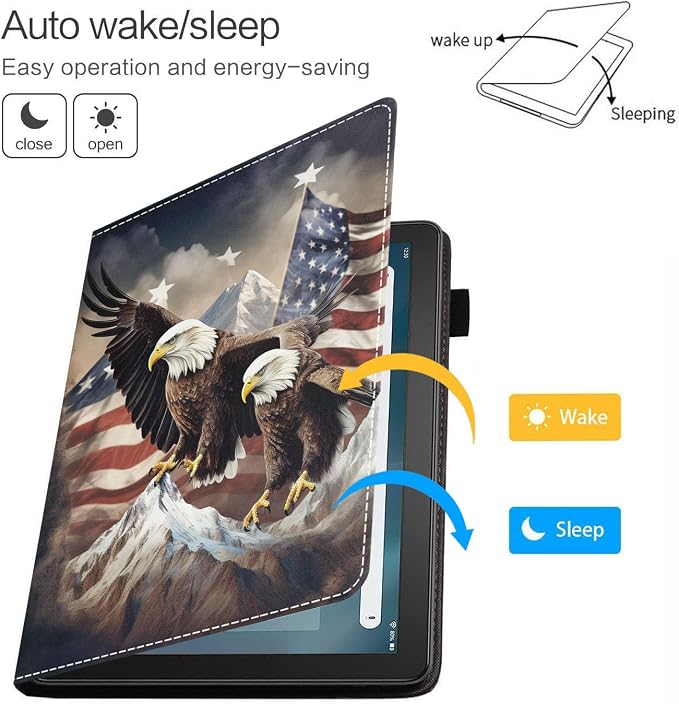 Patriotic American Flag Bald Eagle
