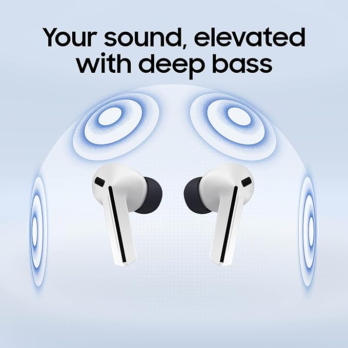 SAMSUNG Galaxy Buds 3 FE (2025) True Wireless Bluetooth Earbuds Active Noise Cancellation Powerful Sound Clear Calls Long Lasting Battery Hands Free AI Black [US Version 2 Year Warranty]