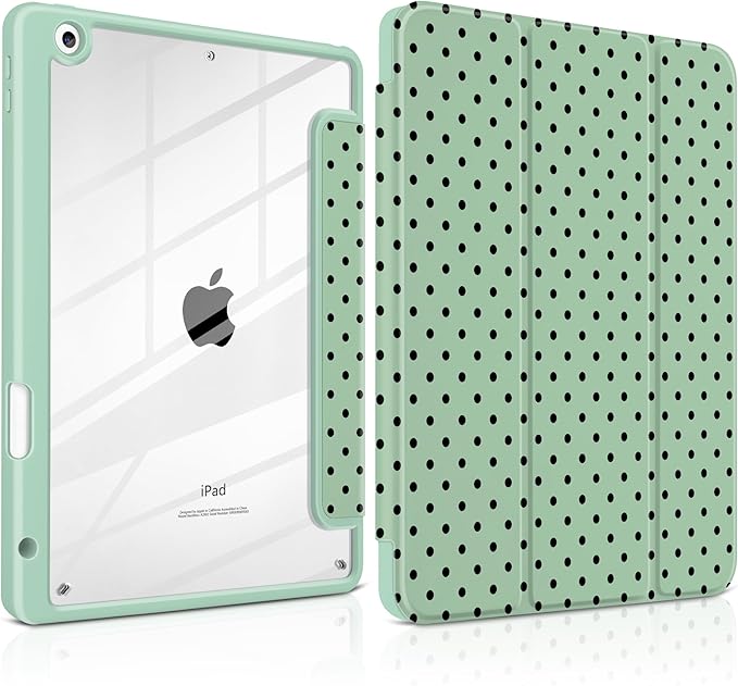 Green polka dot