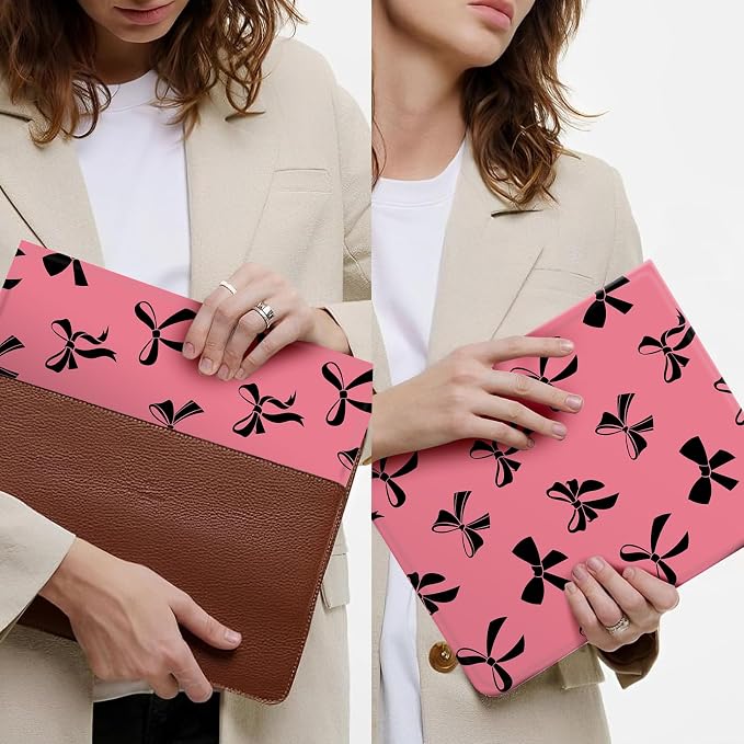 Pink - Black Bow