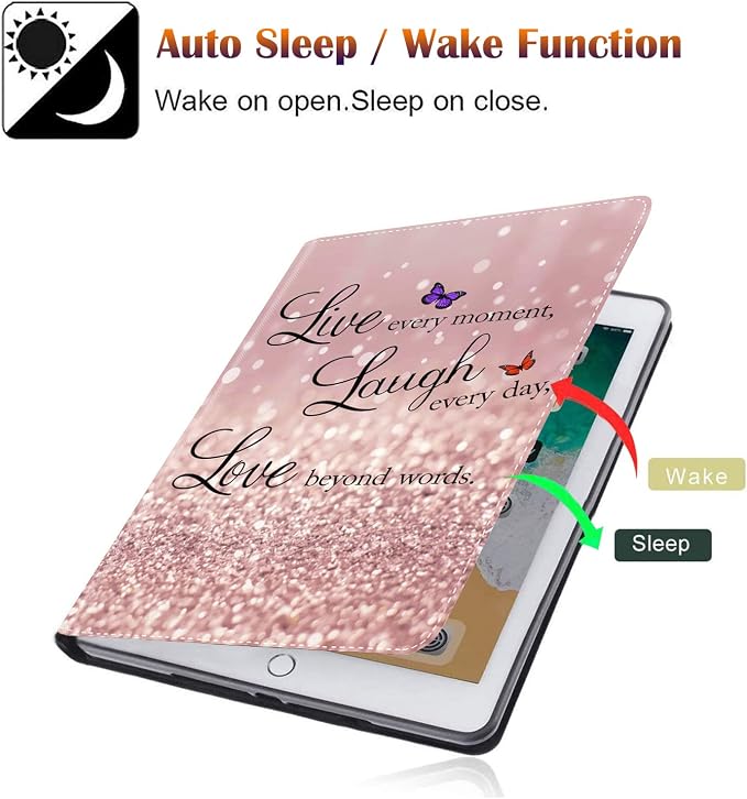 Glitter Quote Live Laugh Love